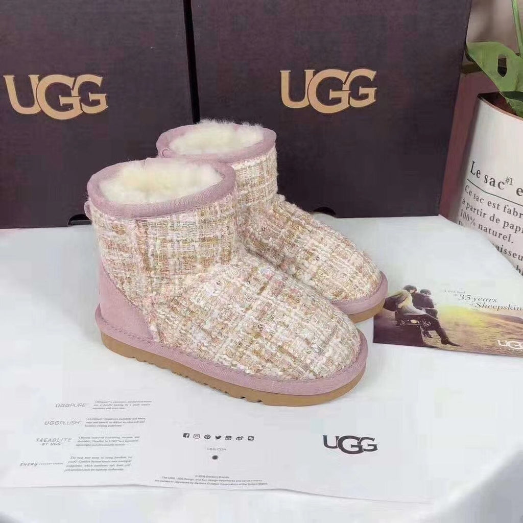 Kids’ Chic Pink Snow Boots – 5854