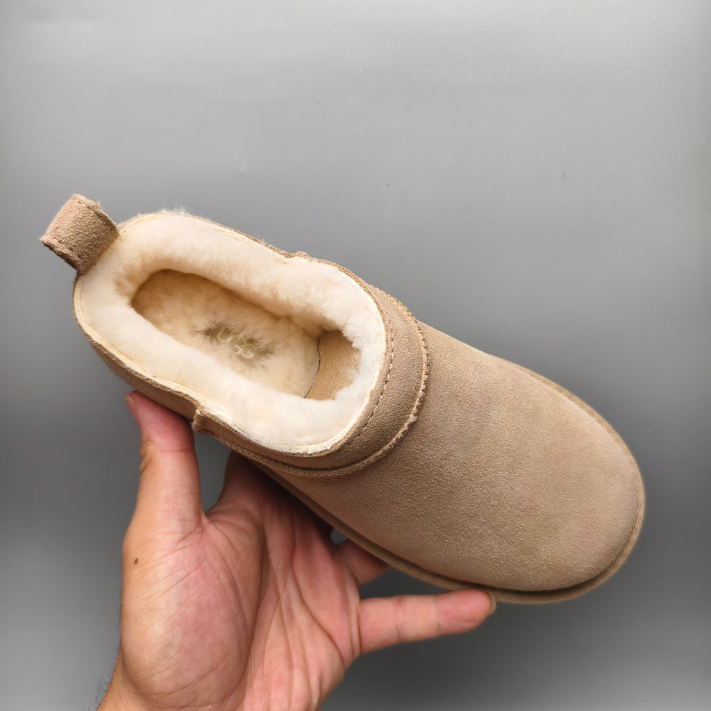 Women’s Classic Slip-On Shoes in Sand – 3891