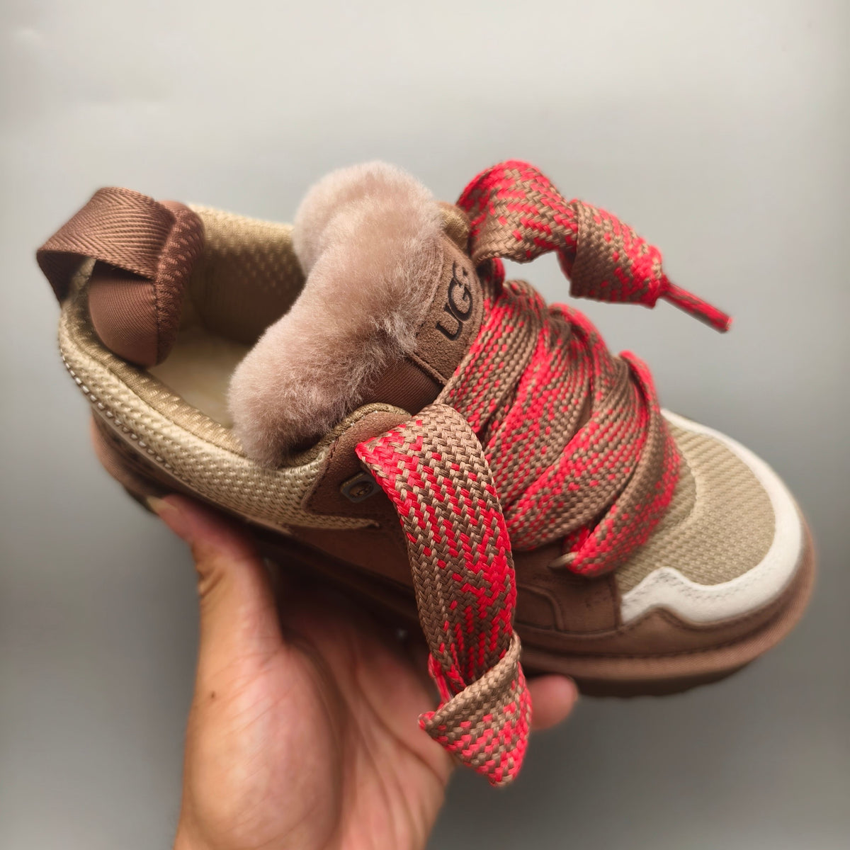 Unisex Mesh Casual Sneakers in Antelope Brown – 4032