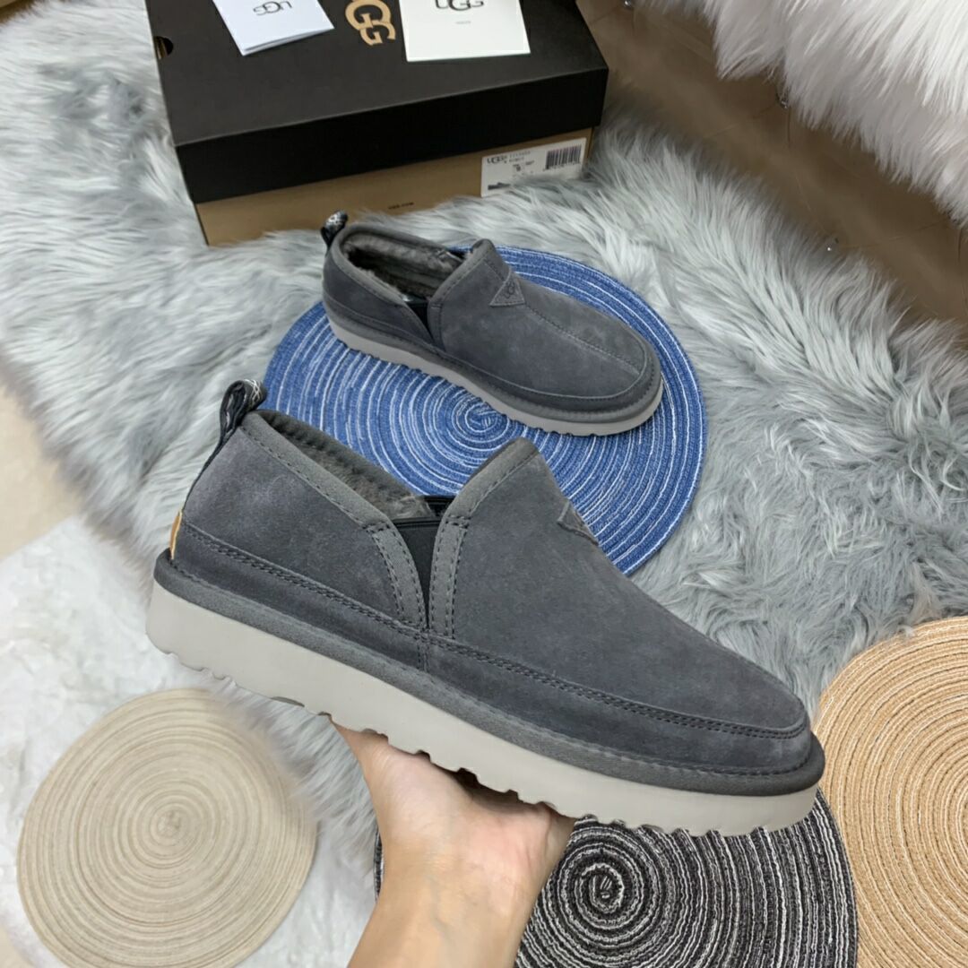 Gray Men's Low-Top Slip-On Shoes | 3455