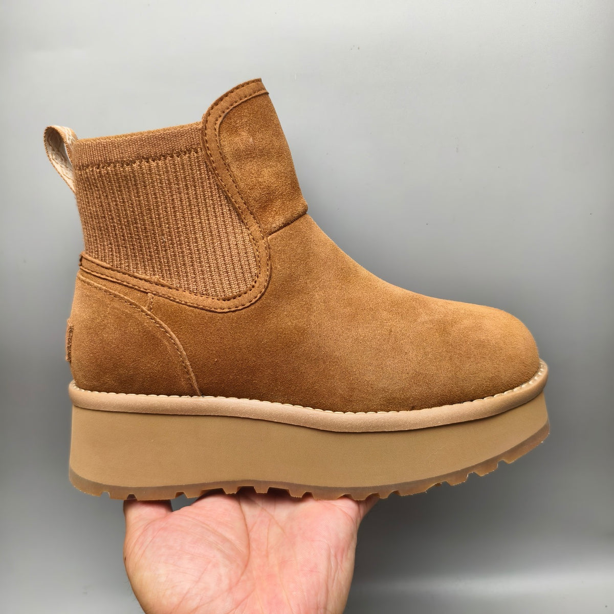 Chestnut 5 cm Platform Casual Shoes | 3258