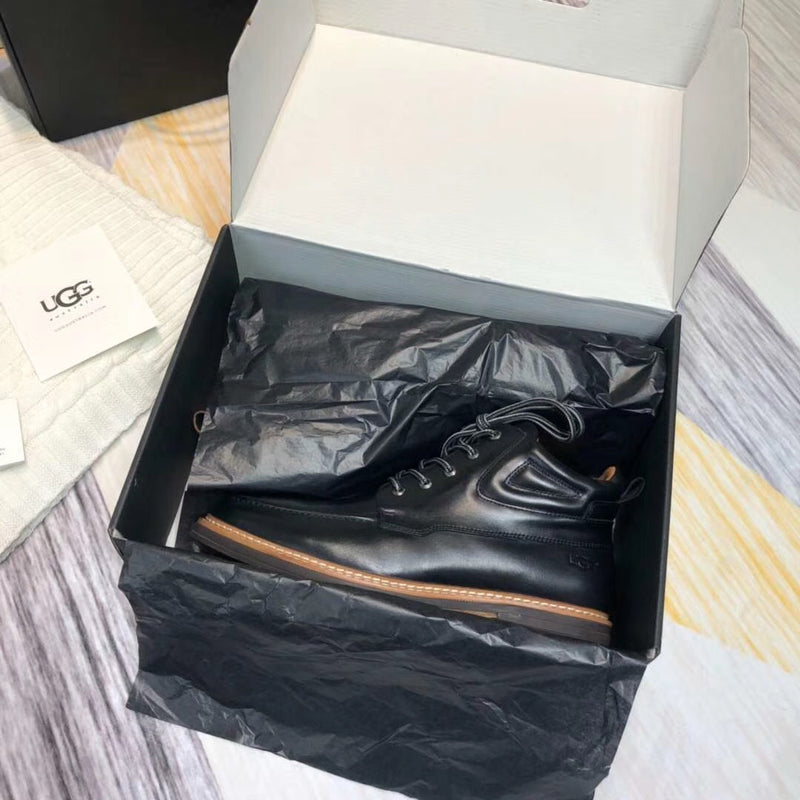 Classic Black Leather Shoes | 0726-1 Updated Collection
