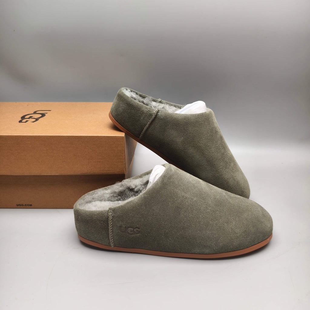 Green Slip-On Casual House Shoes | 1390