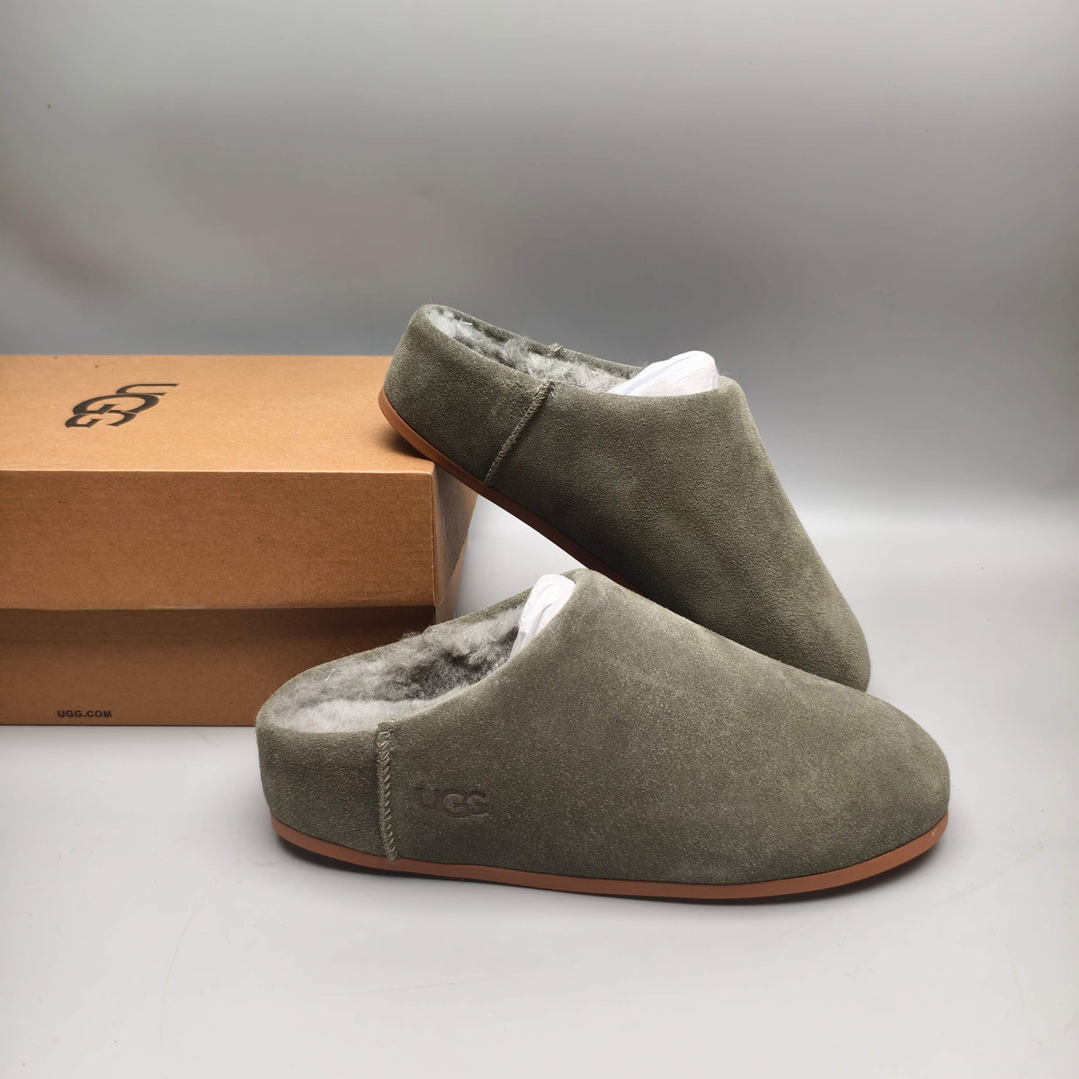 Green Slip-On Casual House Shoes | 1390