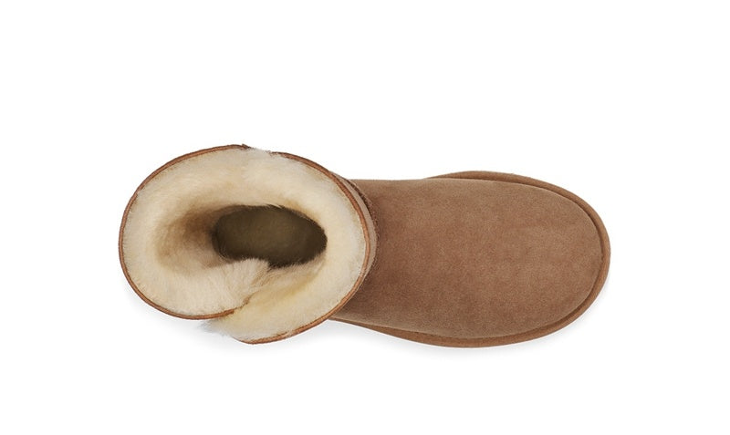 Chestnut Side-Zip Mid-Calf Boots | 2480