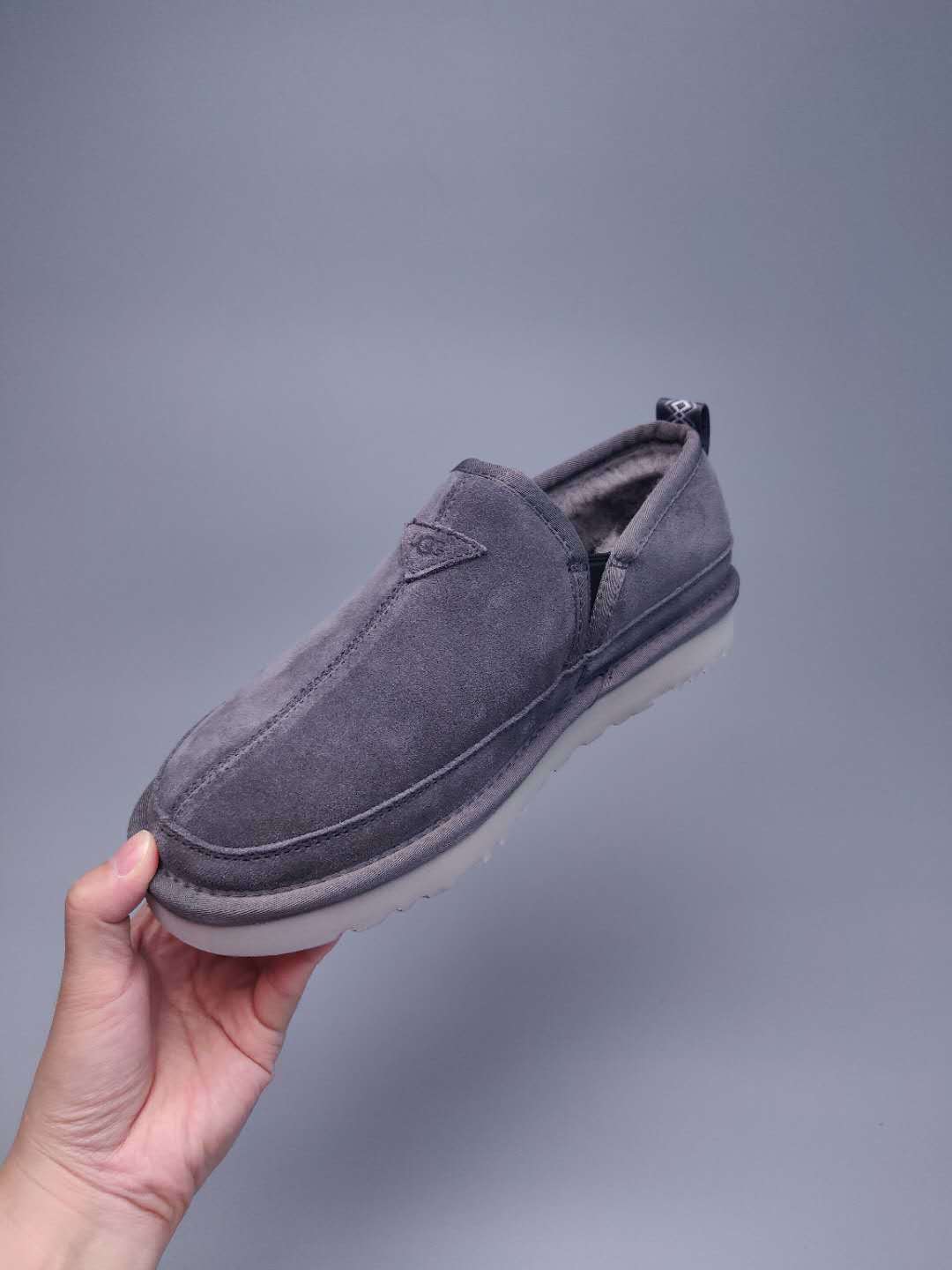 Gray Men's Low-Top Slip-On Shoes | 3455