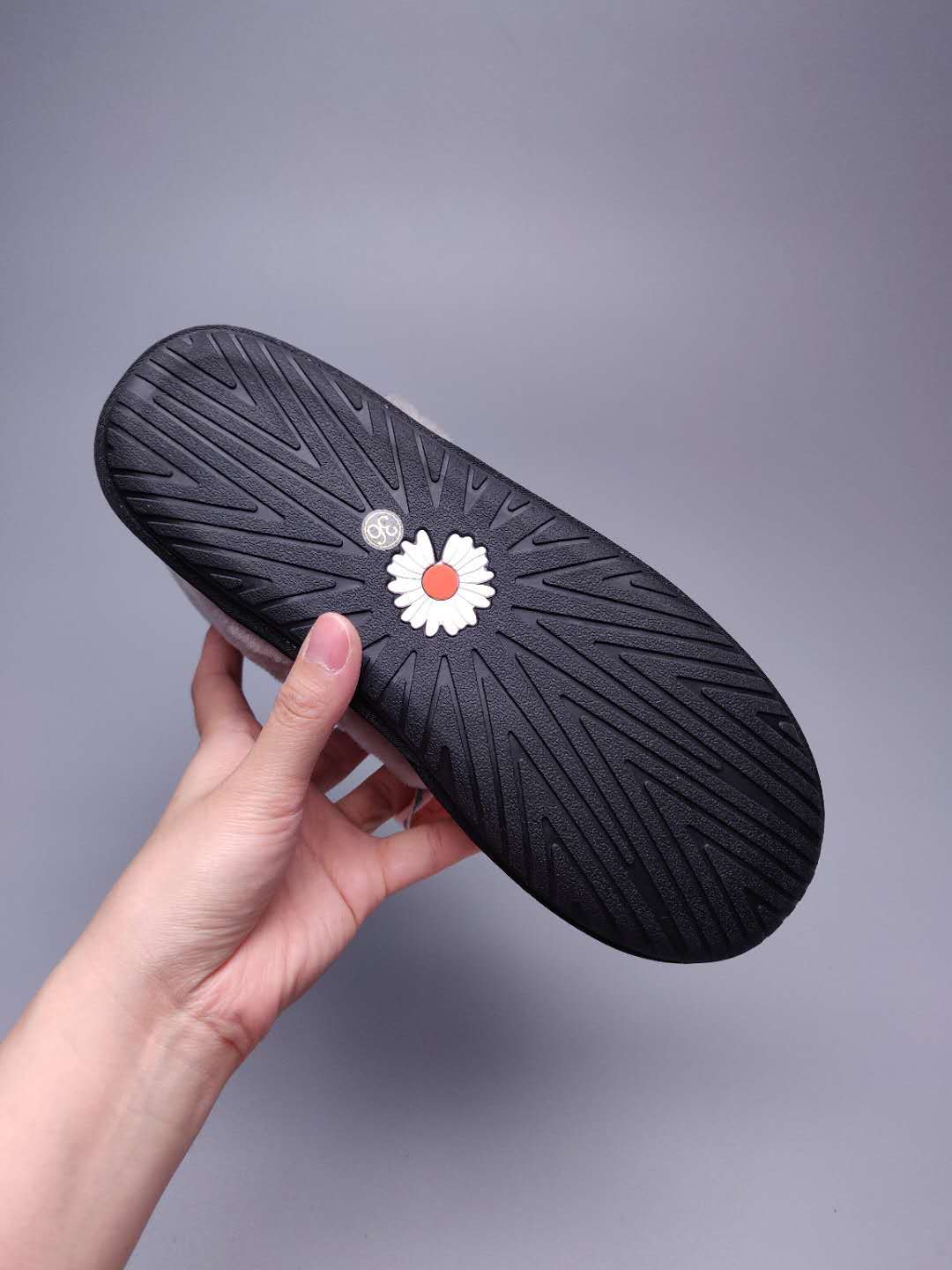 Daisy Chain & Ribbon Footwear – Black | 7888
