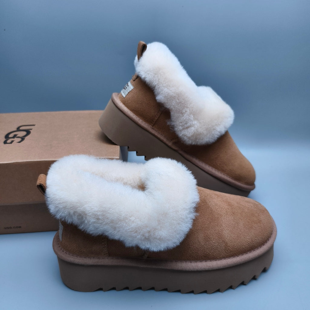 Platform Casual Shoes – Chestnut | 6733
