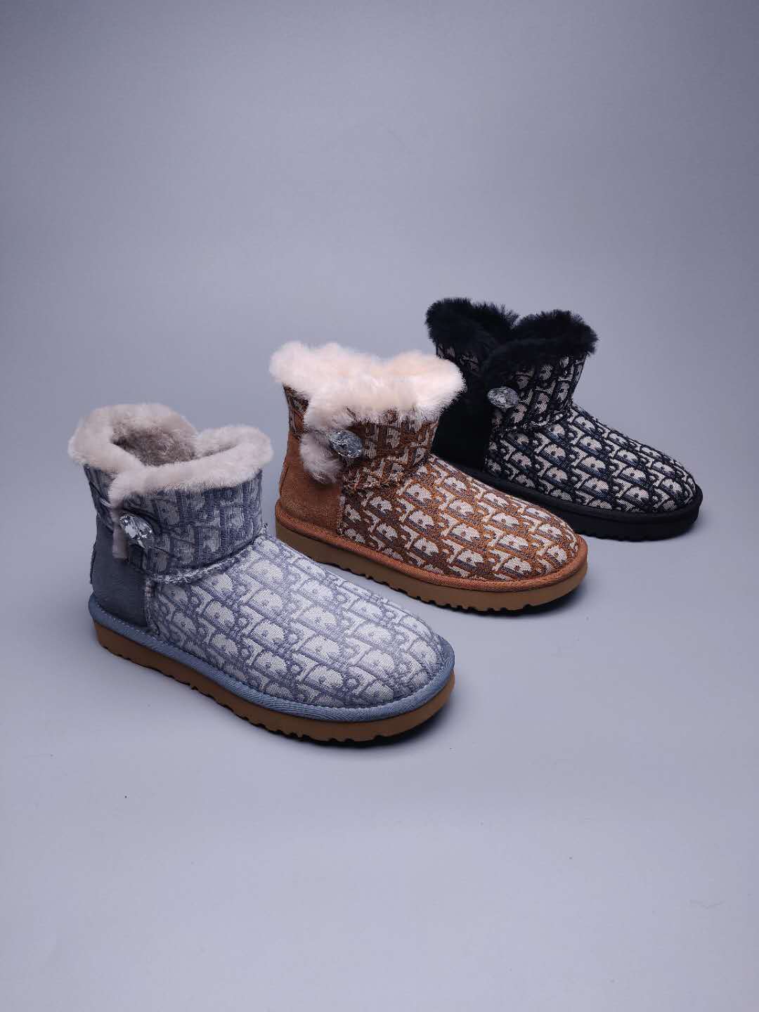 Textured Fabric Footwear – Chestnut | 6554