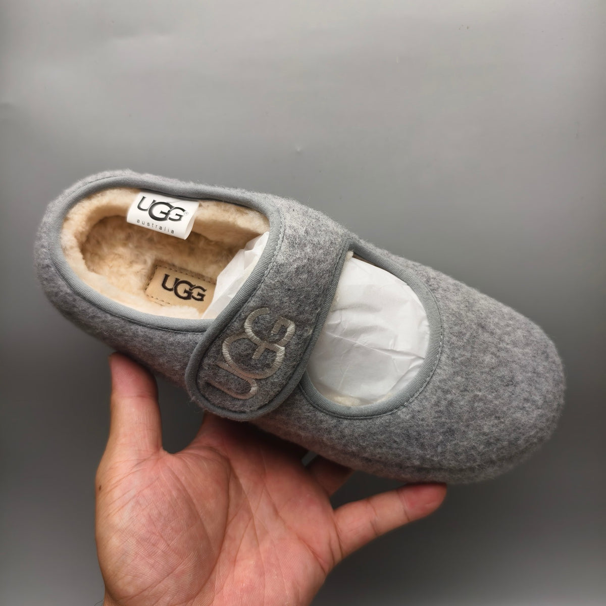 Gray Ultralight Mary Jane Casual Shoes – 5097