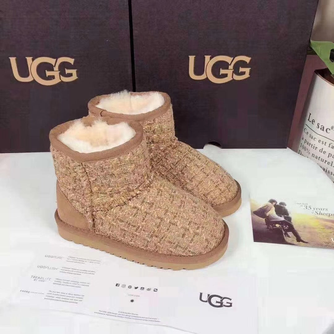 Kids’ Chic Chestnut Snow Boots – 5854