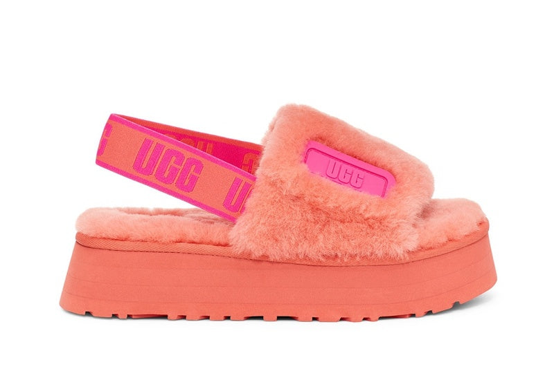 Coral Red Disco Sandals | 2258