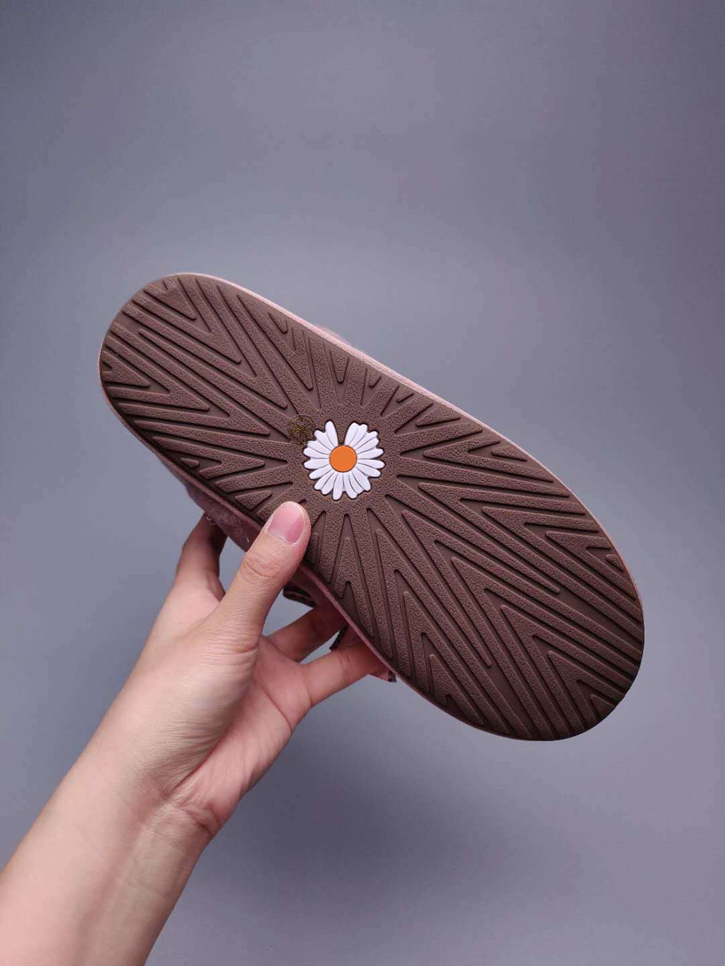 Daisy Chain & Ribbon Footwear – Blush Pink | 7888