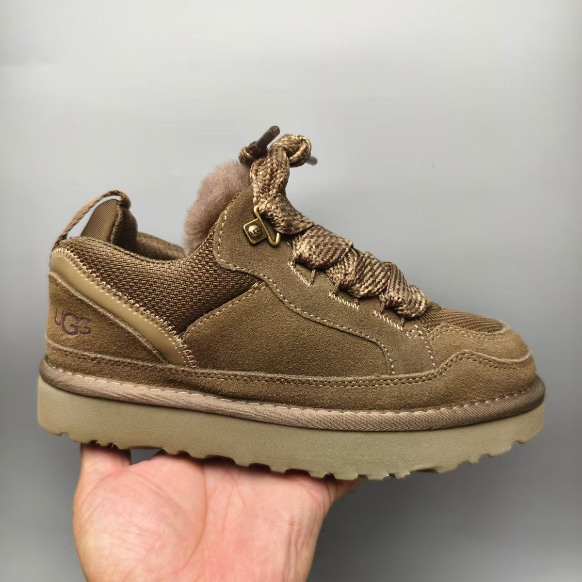 Unisex Mesh Casual Sneakers in Walnut Brown – 4032