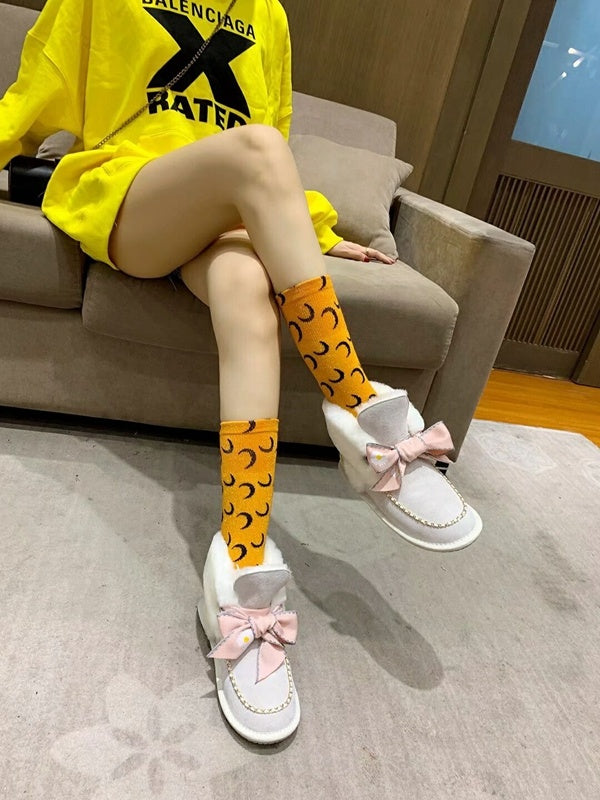 Daisy Chain & Ribbon Footwear – Milkshake White | 7888