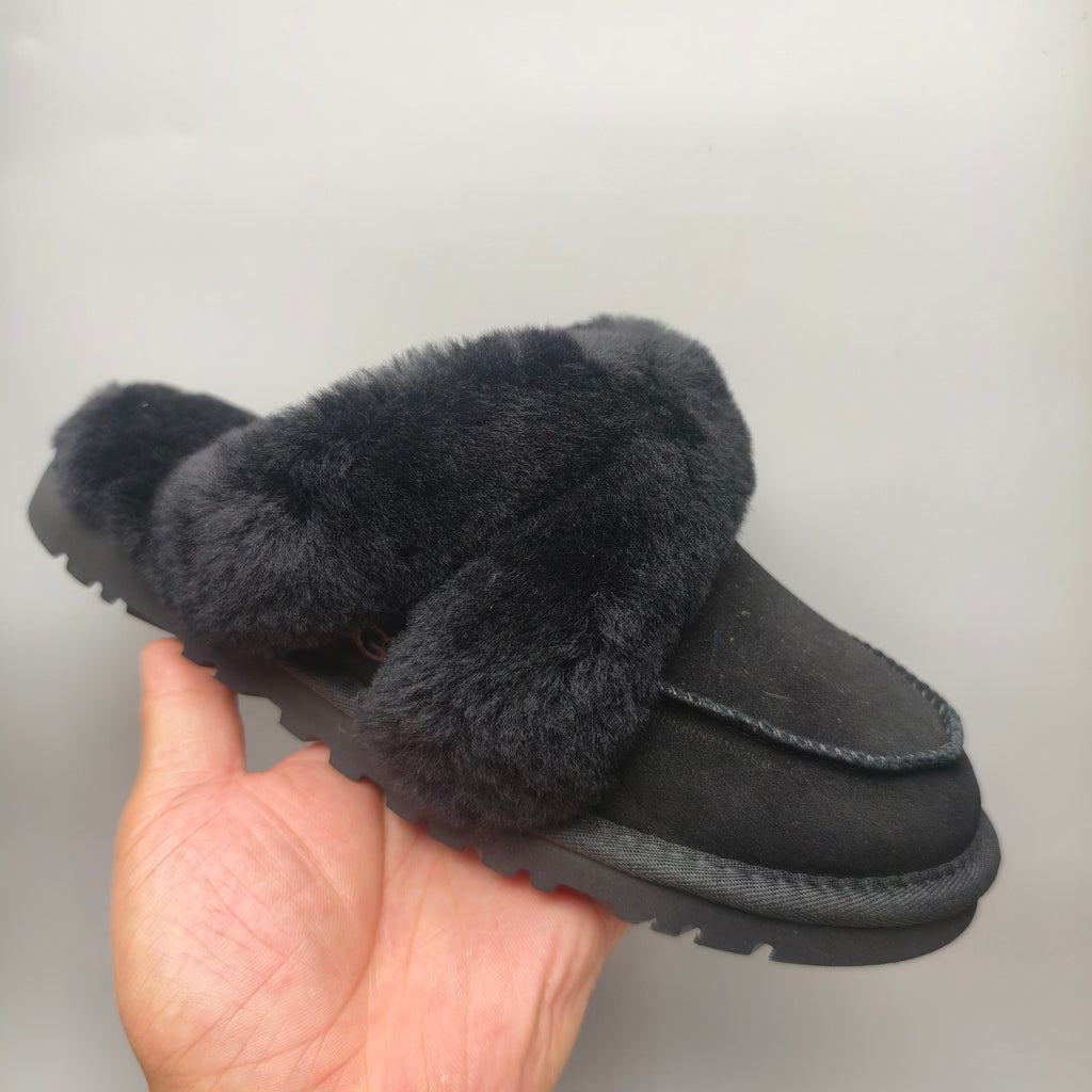 Black Casual House Slippers – 4571