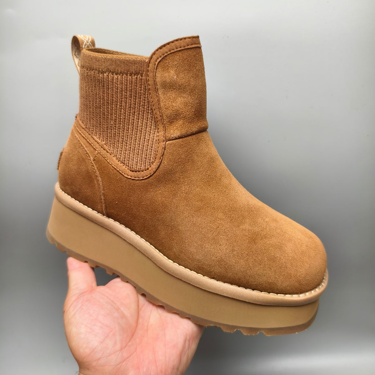 Chestnut 5 cm Platform Casual Shoes | 3258