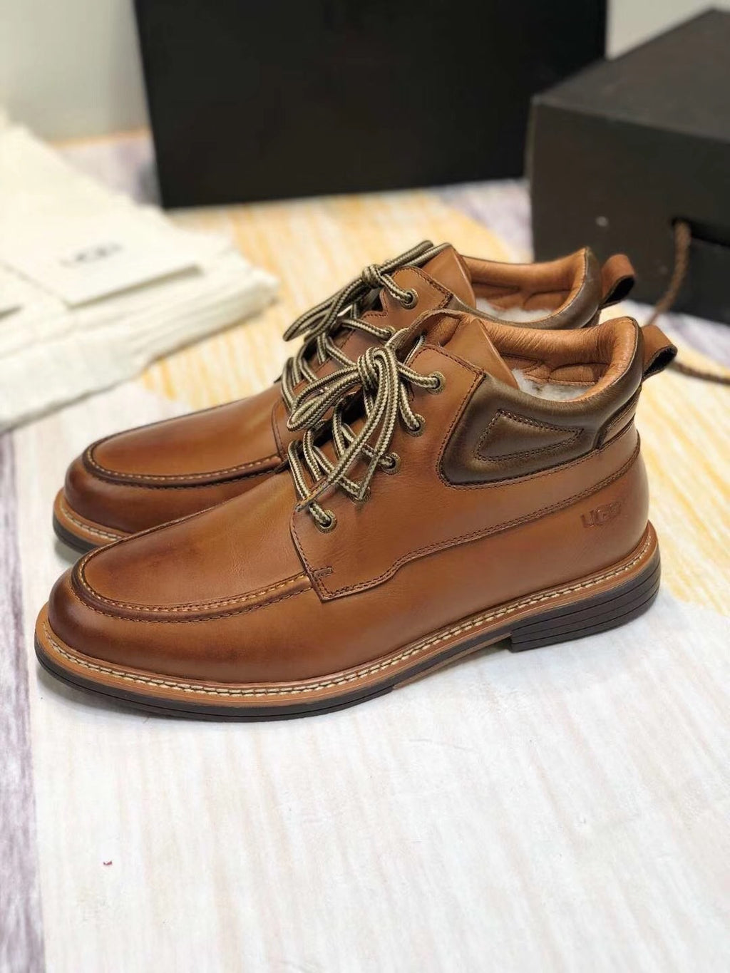Brown Leather Shoes | 0726-1 Updated Collection