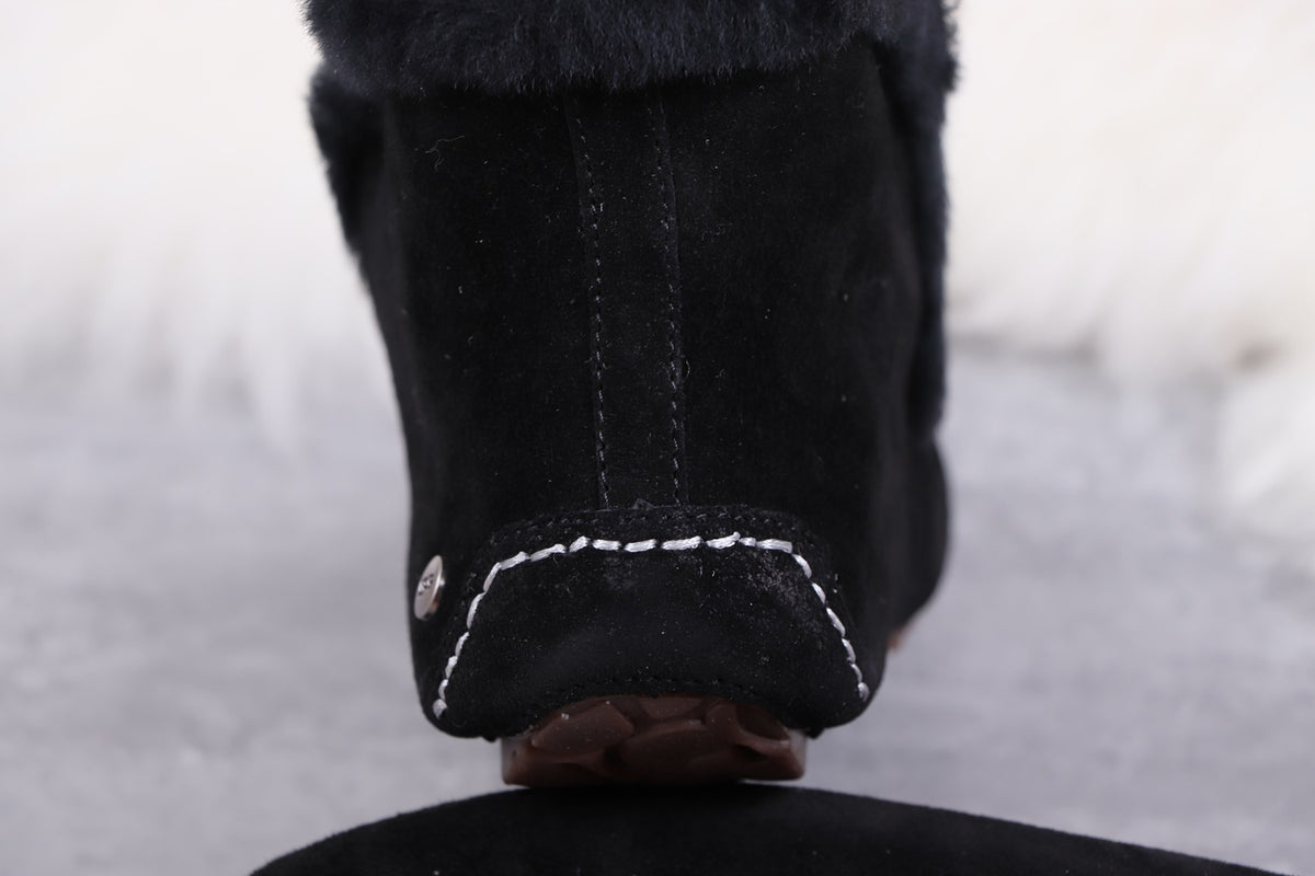 W Alena Black Shoes – 4806