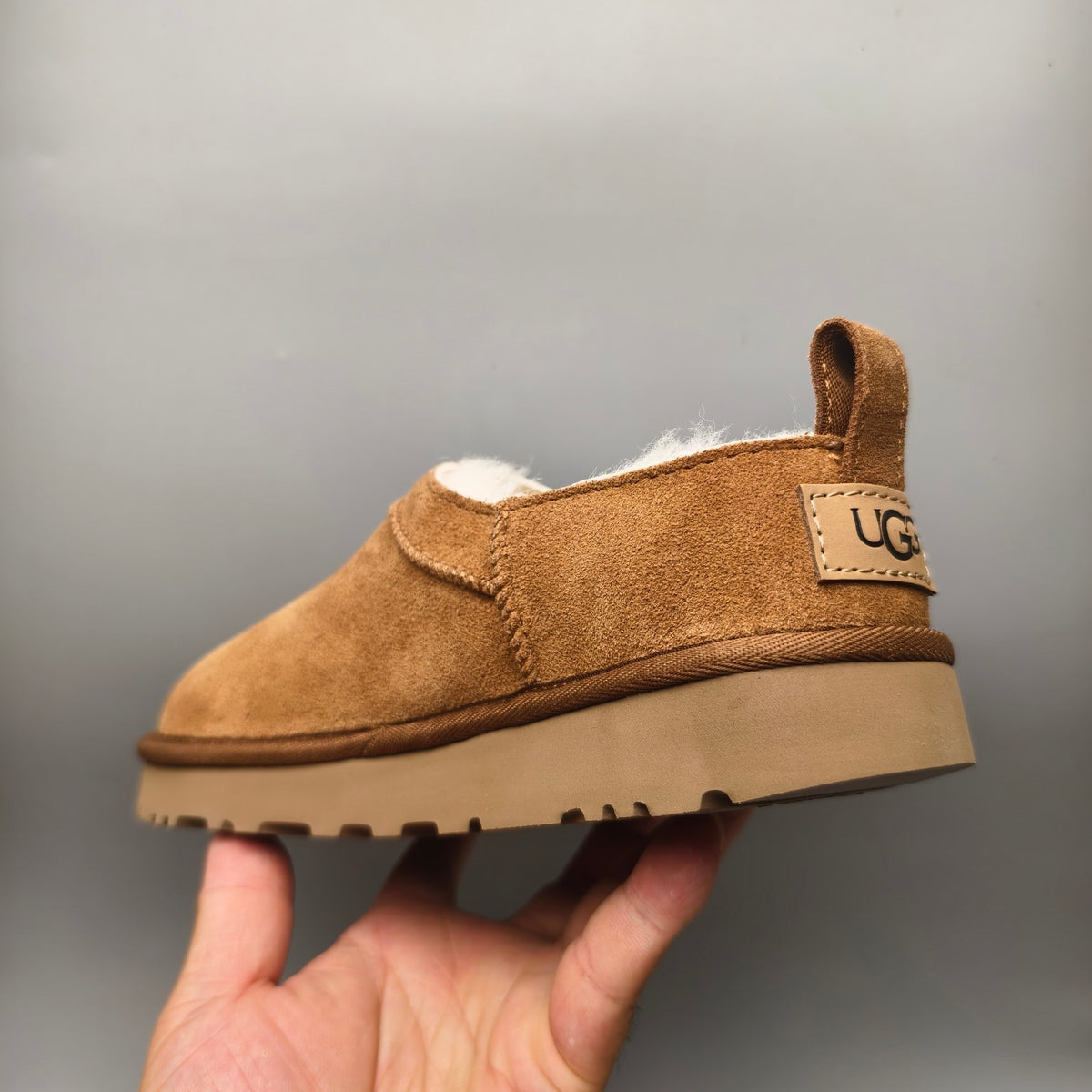 Women’s Classic Slip-On Shoes in Chestnut – 3891