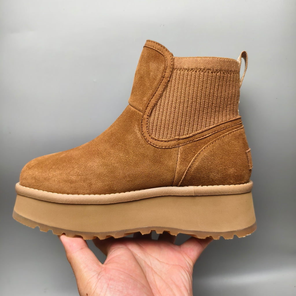 Chestnut 5 cm Platform Casual Shoes | 3258