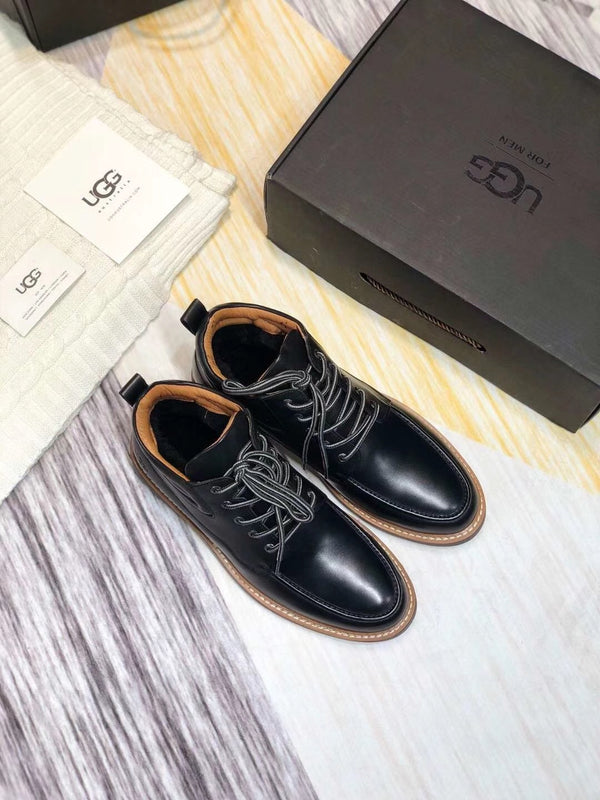 Classic Black Leather Shoes | 0726-1 Updated Collection