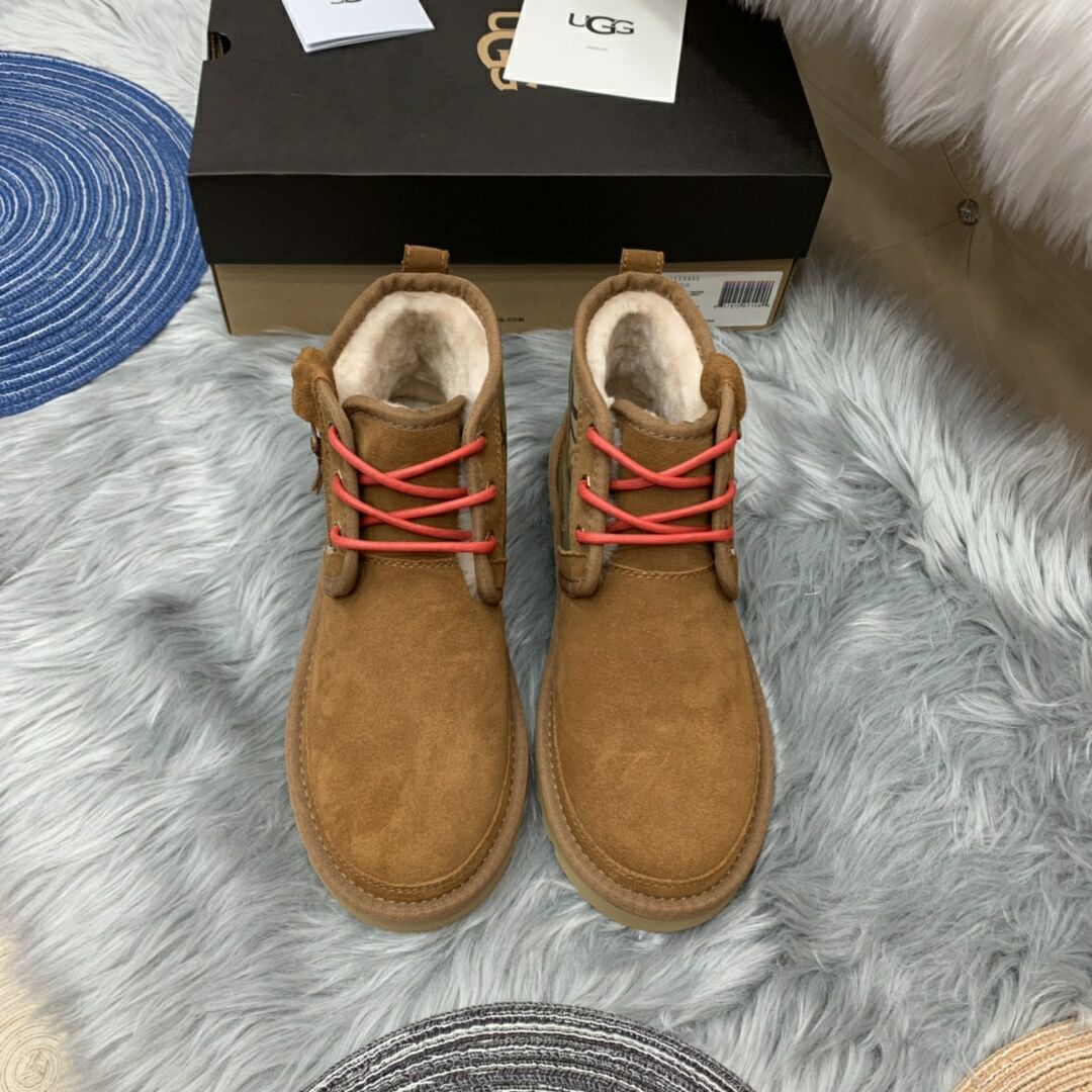Men’s Colorblock Camo Shoes in Chestnut – 4193