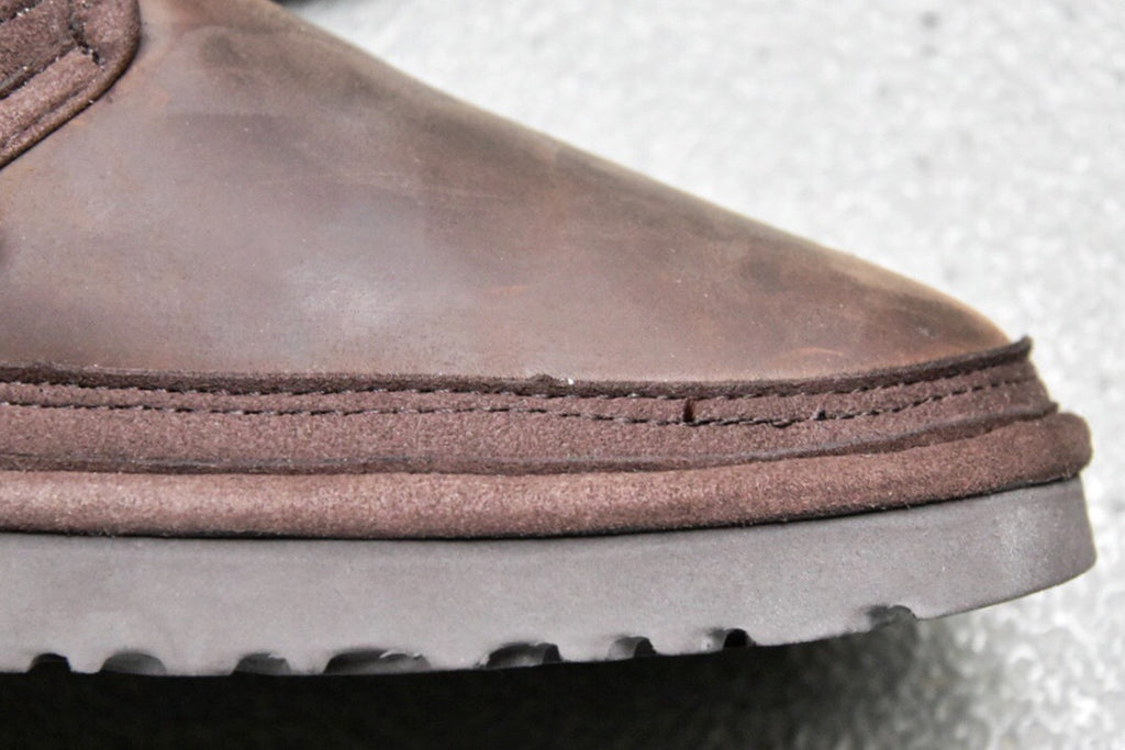 Men’s Crazy Horse Leather Zip-Up Shoes – 3883