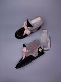 Daisy Chain & Ribbon Footwear – Black | 7888