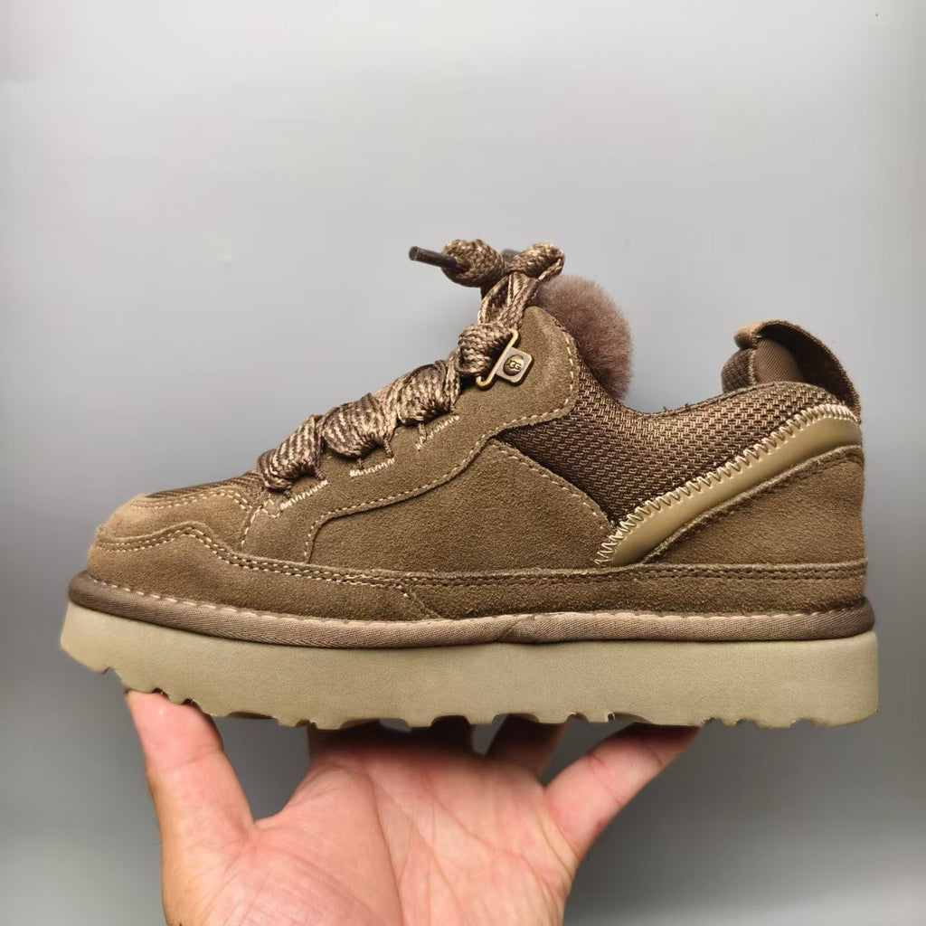 Unisex Mesh Casual Sneakers in Walnut Brown – 4032