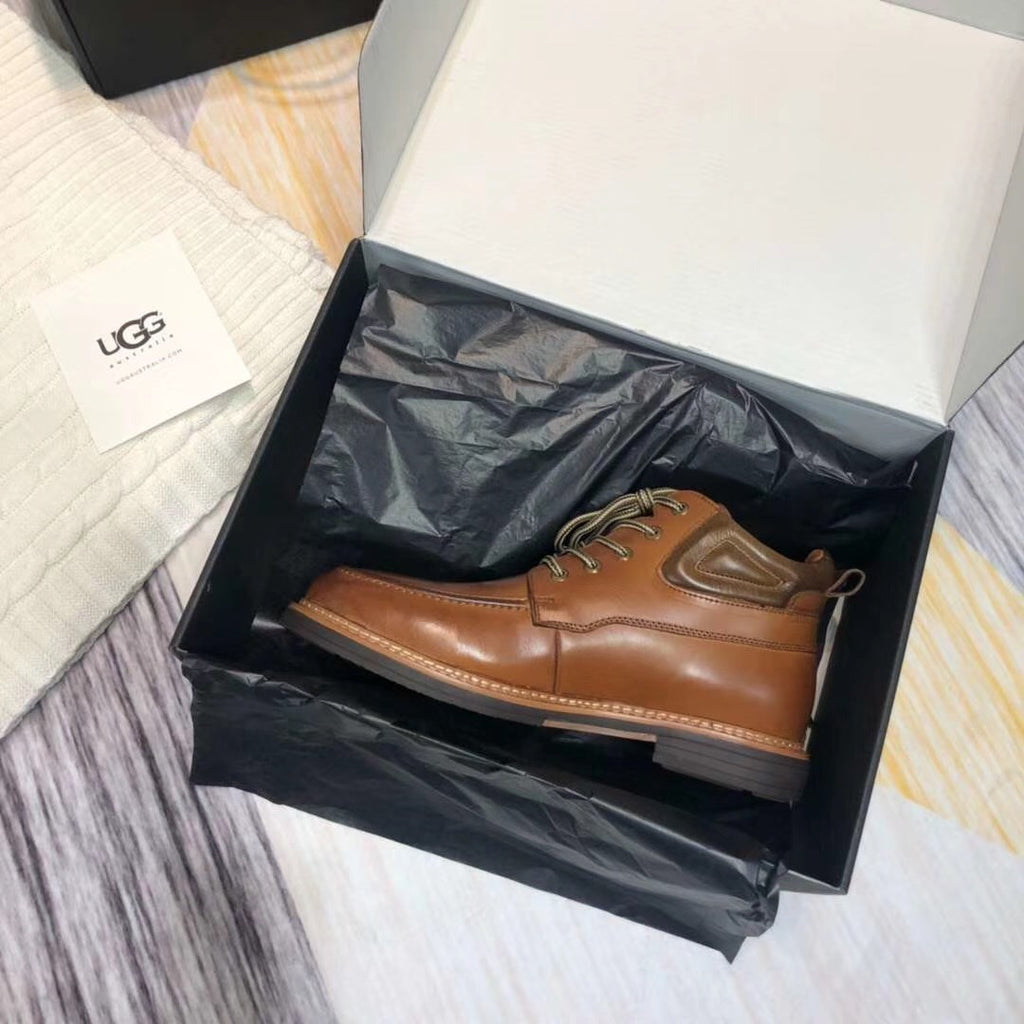 Brown Leather Shoes | 0726-1 Updated Collection