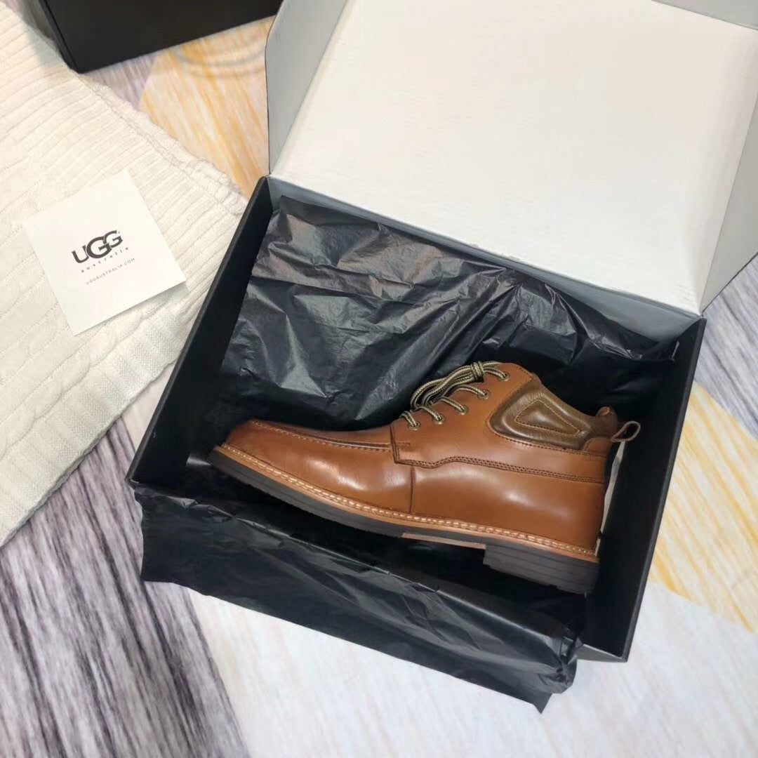 Brown Leather Shoes | 0726-1 Updated Collection