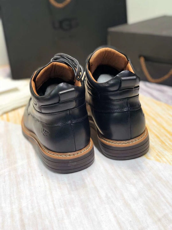 Classic Black Leather Shoes | 0726-1 Updated Collection