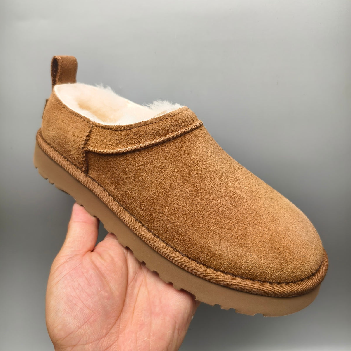 Women’s Classic Slip-On Shoes in Chestnut – 3891