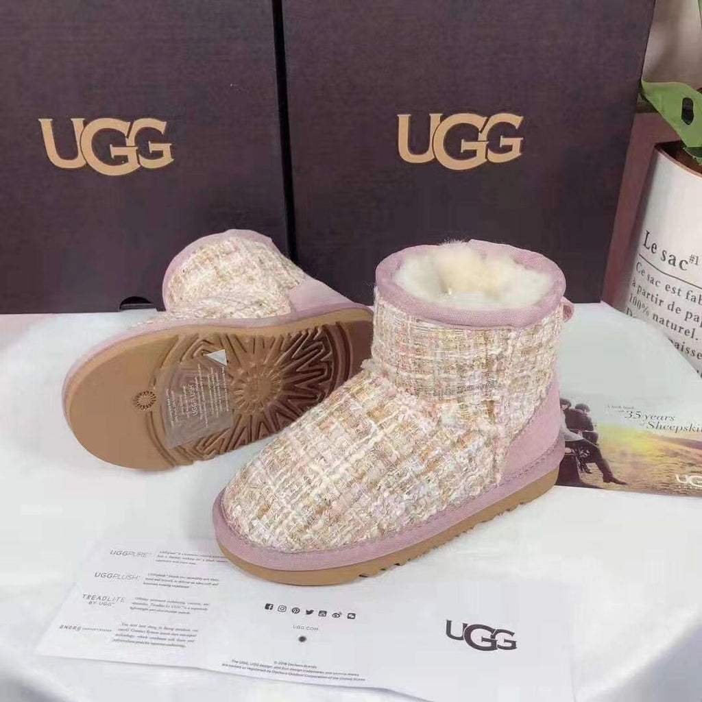 Kids’ Chic Pink Snow Boots – 5854
