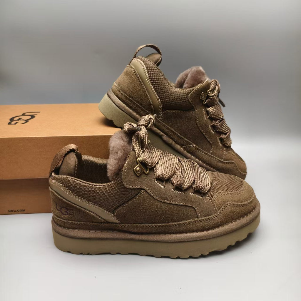 Unisex Mesh Casual Sneakers in Walnut Brown – 4032
