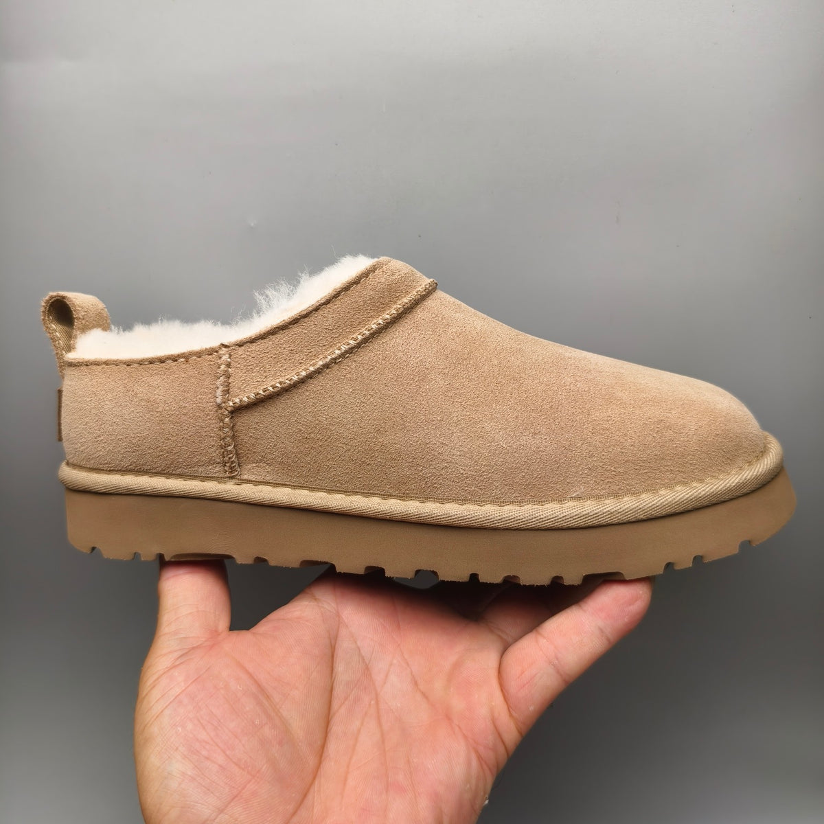 Women’s Classic Slip-On Shoes in Sand – 3891