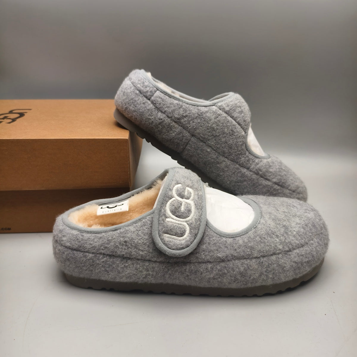 Gray Ultralight Mary Jane Casual Shoes – 5097