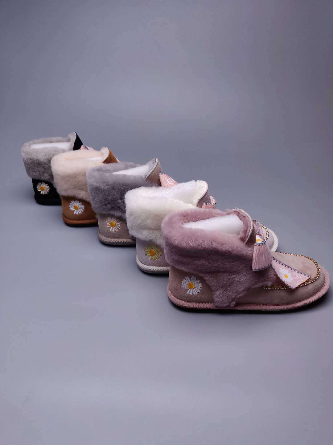 Daisy Chain & Ribbon Footwear – Blush Pink | 7888