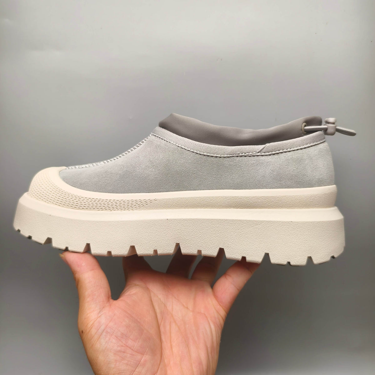 Light Gray Casual Slip-On Shoes – 4096