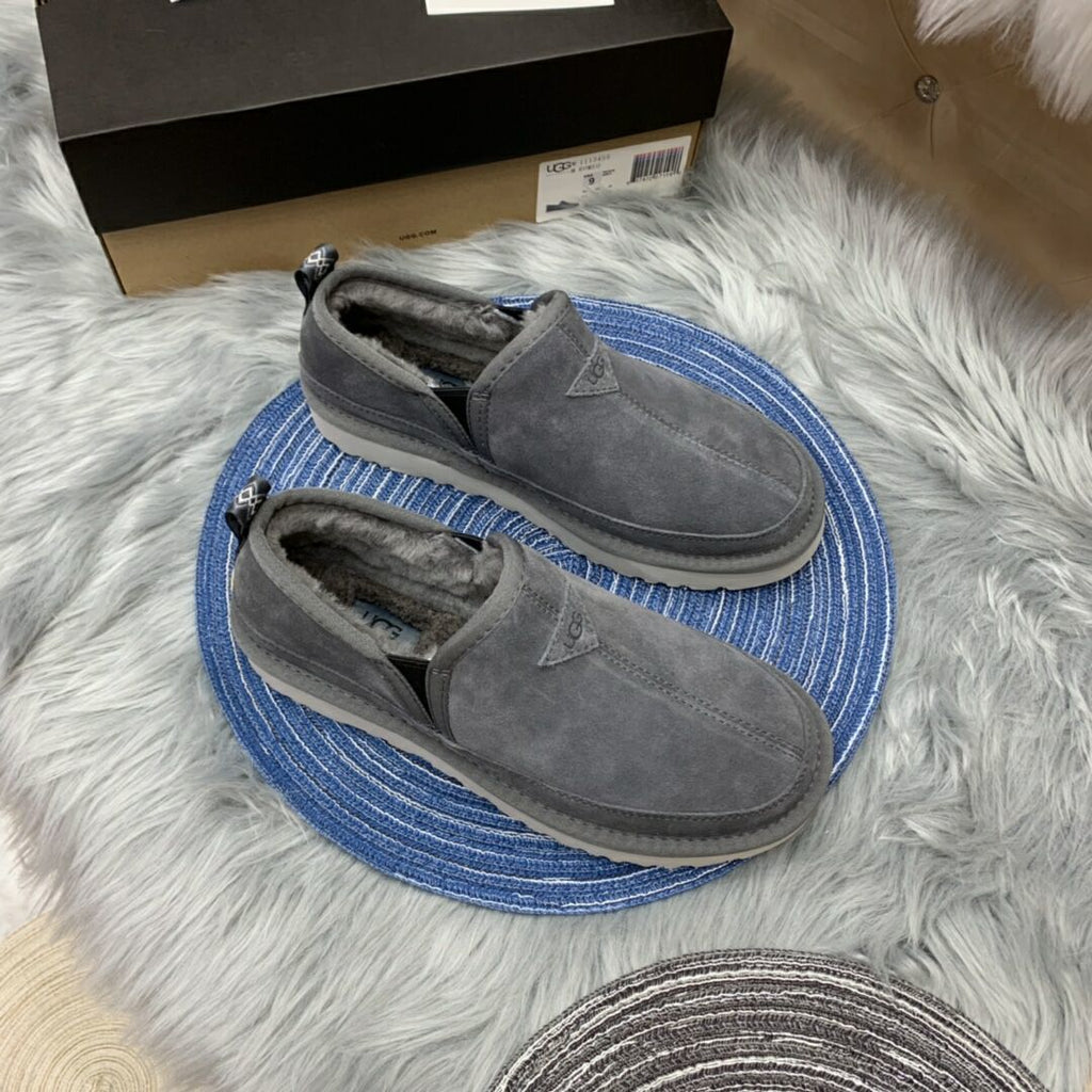 Gray Men's Low-Top Slip-On Shoes | 3455